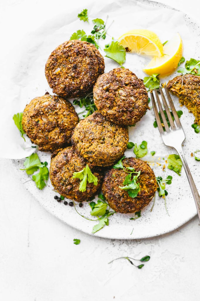 Cilantro Ranch Sweet Potato Cauliflower Patties