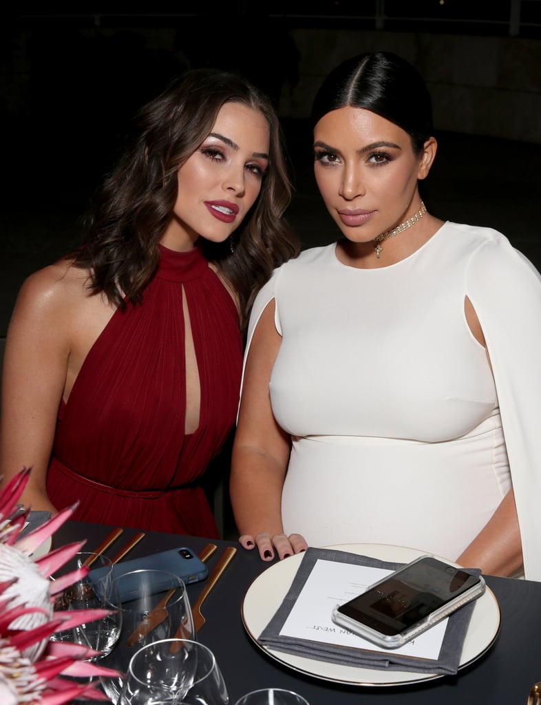 Pictured: Olivia Culpo and Kim Kardashian
