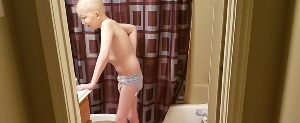 Mom's Photo of Son Battling Leukemia