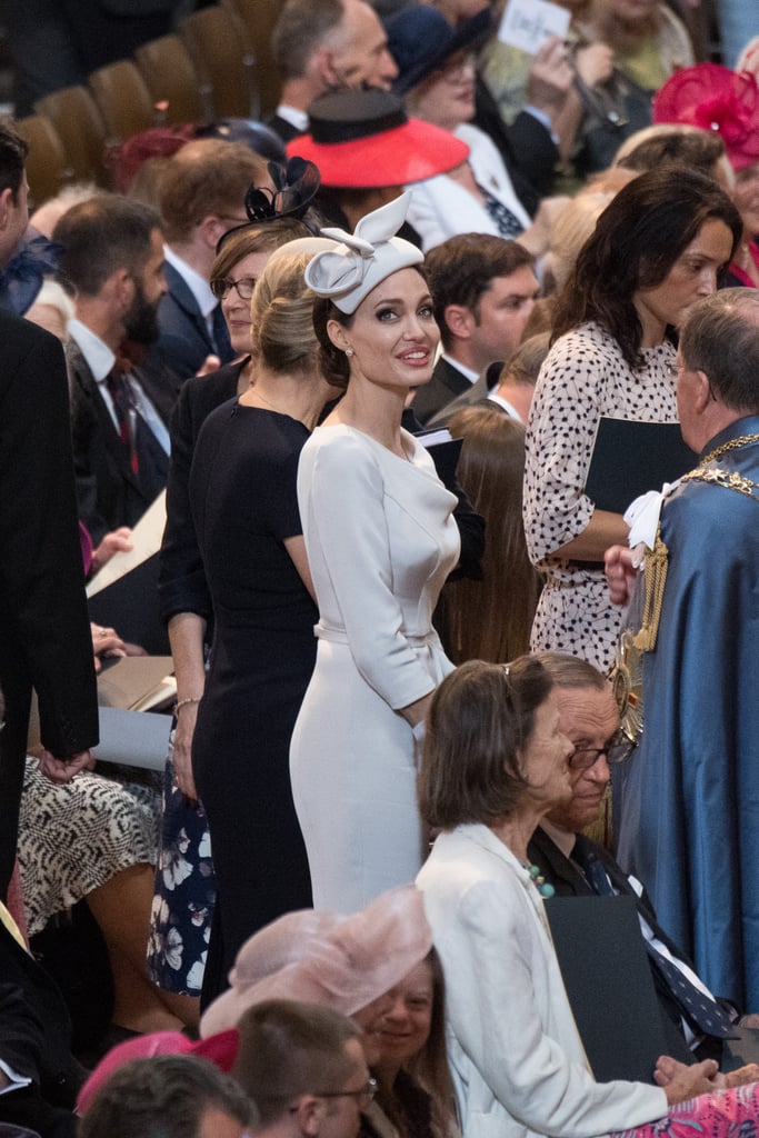 Angelina Jolie's Ralph & Russo Grey Dress