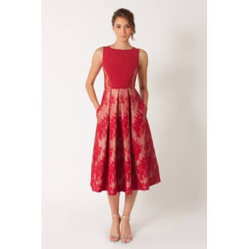 me before you red dress amazon Red 1950s Swing Dress: 'Me Before You' Inspired gown, Custom Made