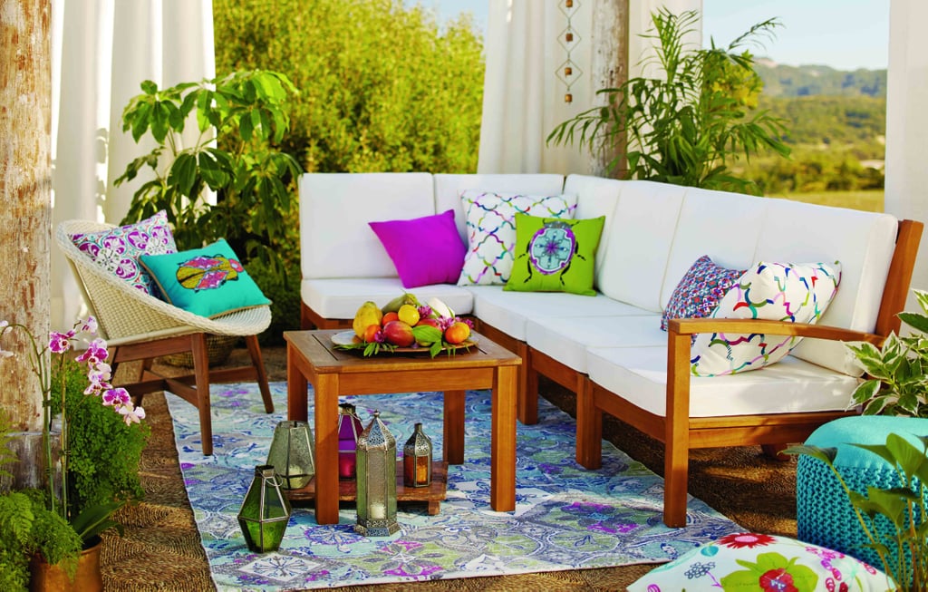 Create the perfect spot for outdoor lounging with this chic Cayman Outdoor Sectional Lounger ($100-300 a piece).