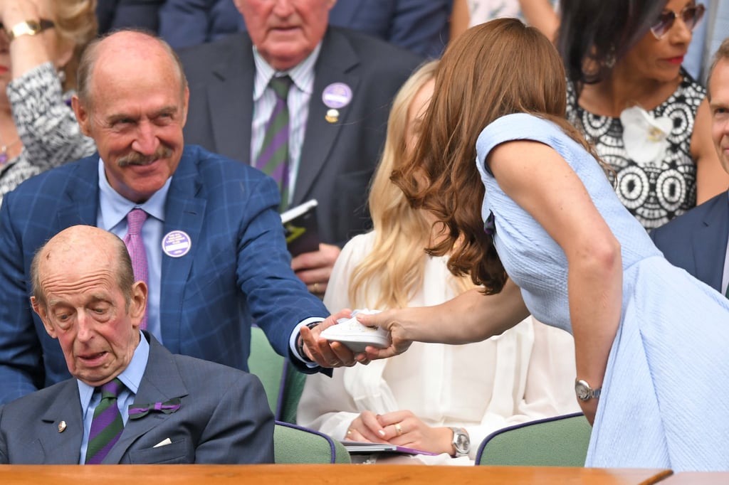 Kate Middleton Blue Dress at Wimbledon 2019