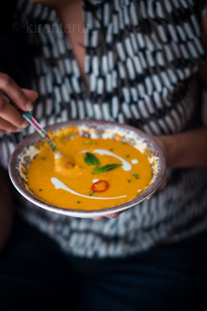 Thai Yellow Curry Pumpkin Soup