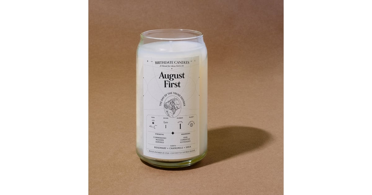 The August First Candle Astrology Birthdate Candles For All 365 Days of the Year POPSUGAR
