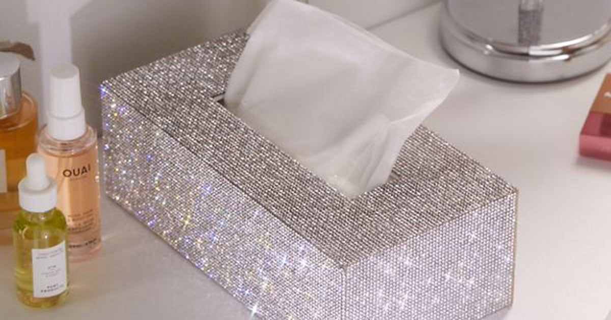 Bling clearance tissue box