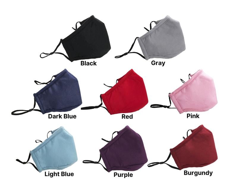 A Layered, Protective Mask: Four Layer Cotton Face Mask with Filter