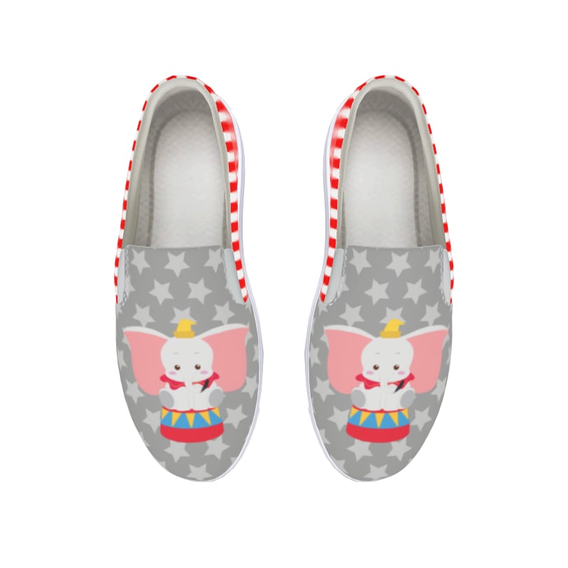 Dumbo-Inspired Flying Elephant Deluxe Canvas Shoe