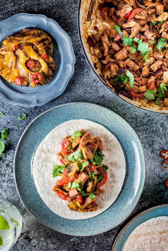 Jackfruit Tacos With Grilled Pineapple
