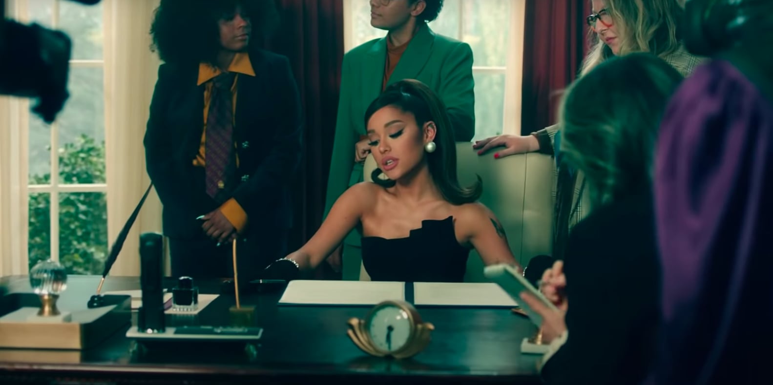 See Ariana Grande's 1960sInspired Hairstyles in "Positions" PS Beauty