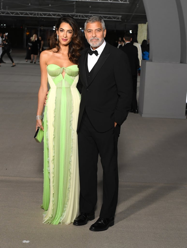 Amal and George Clooney at the 2022 Academy Museum Gala