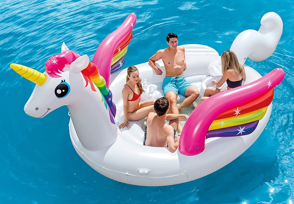 Intex Giant Inflatable Unicorn Swimming Pool Lake Party Island