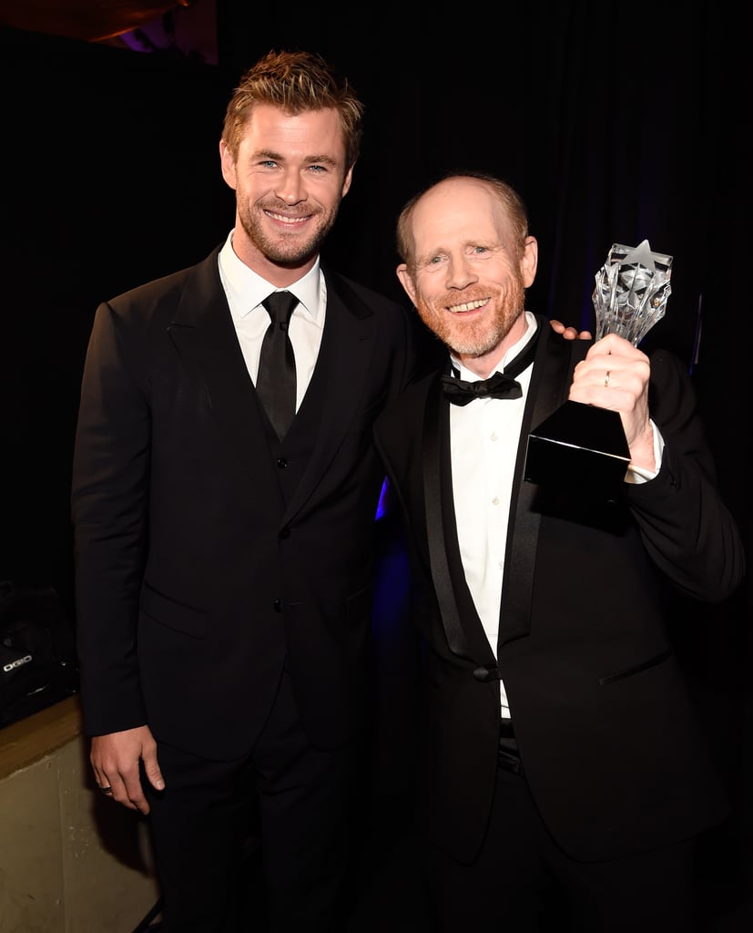 Chris Hemsworth and Ron Howard