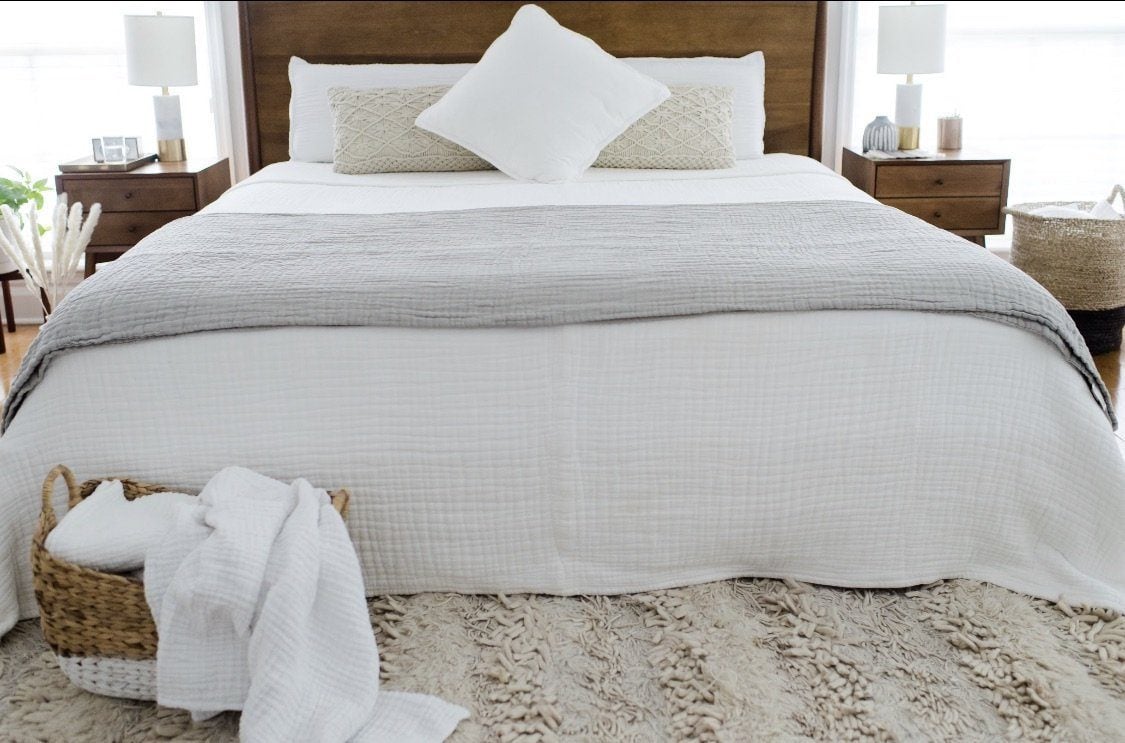 muslin comforter king