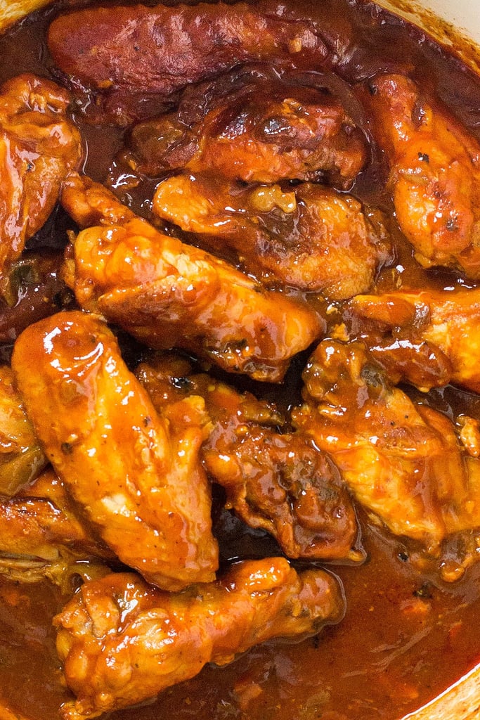 1-Pot Sweet and Spicy BBQ Chicken Wings