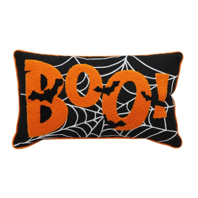Michaels Halloween Decor: Boo Lumbar Pillow by Ashland