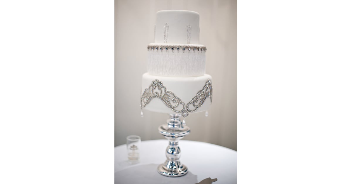 This romantic cake is practically dripping in elegance with its