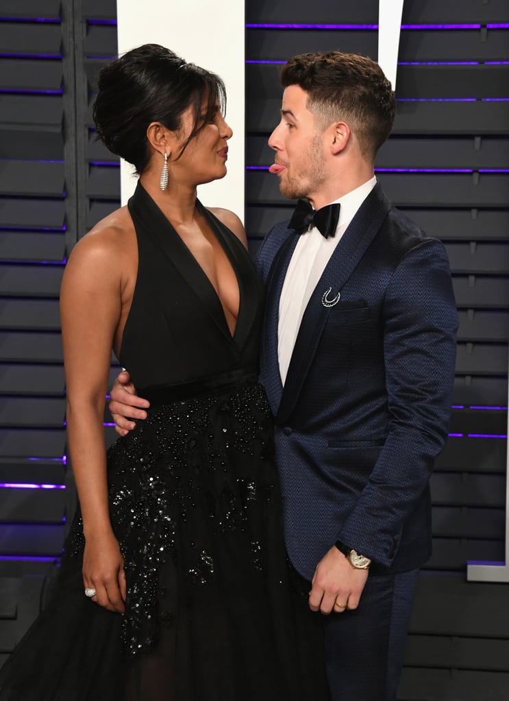 Nick Jonas Priyanka Chopra at Vanity Fair Oscars Party 2019