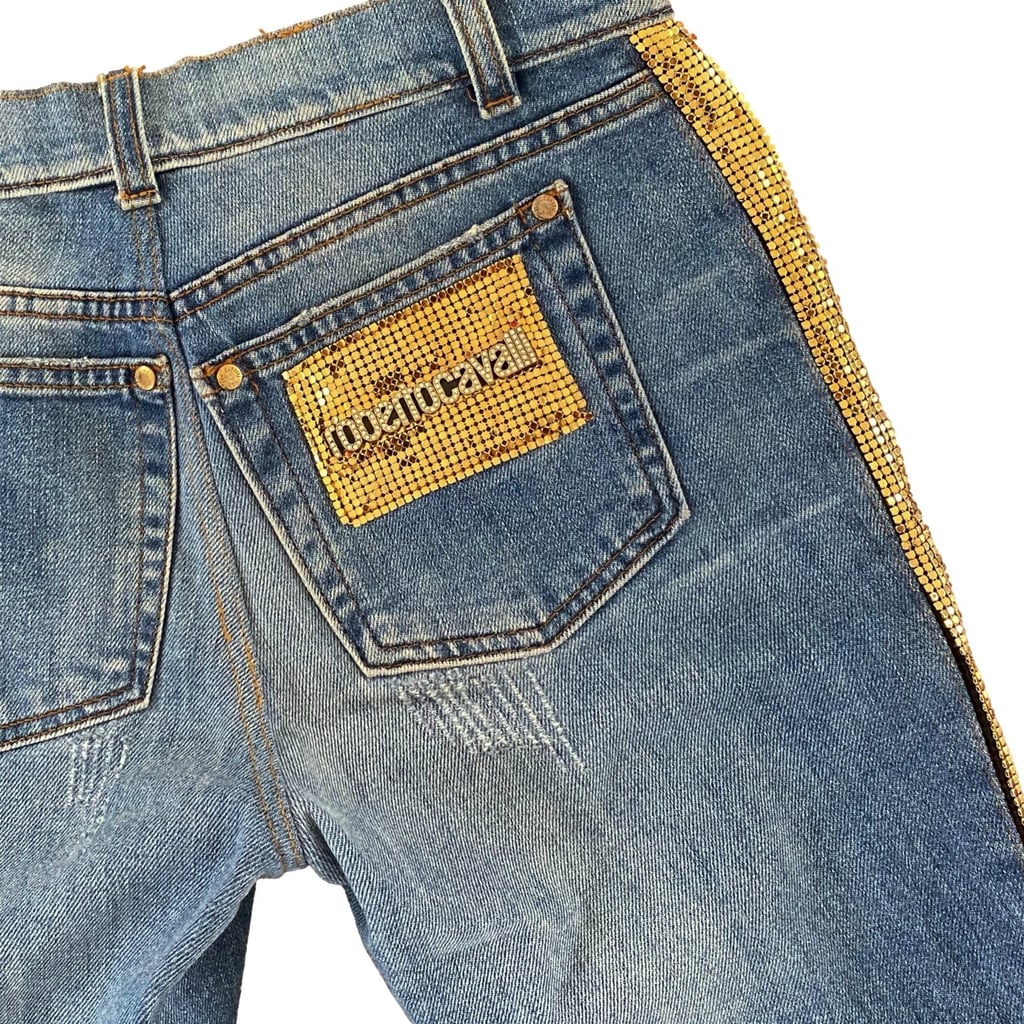 Roberto Cavalli Studded Jeans