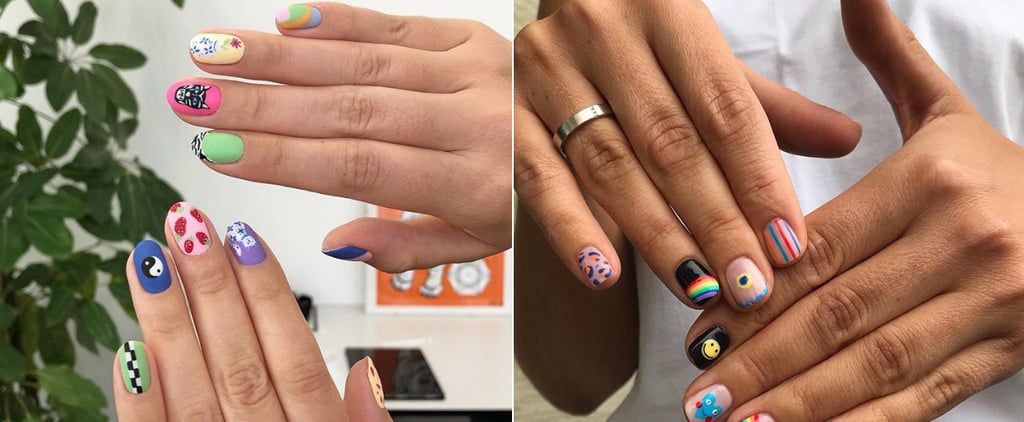 The Mismatched-Nail-Art Trend All Over Instagram