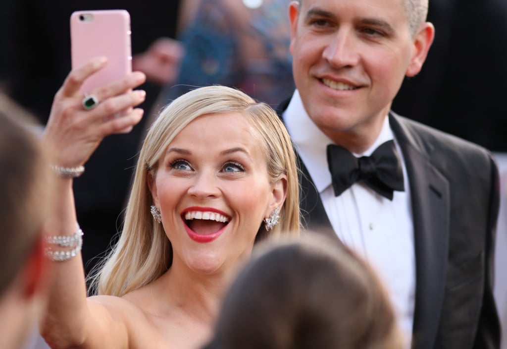 Reese Witherspoon's Baby-Pink Phone Case