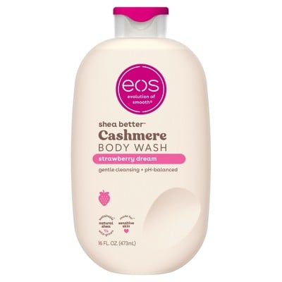 Eos Cashmere Body Wash in Strawberry Dream