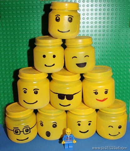 Lego Storage Jars Lego Storage Jars