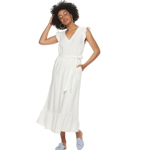 POPSUGAR Belted Maxi Dress