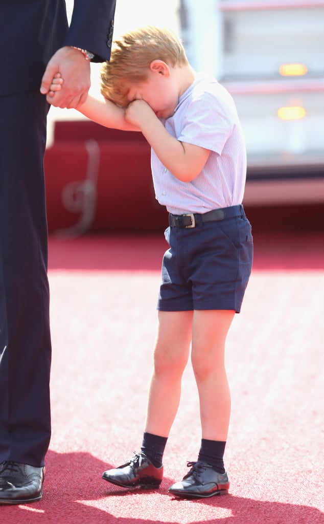 Prince George Funny Pictures in Poland and Germany 2017