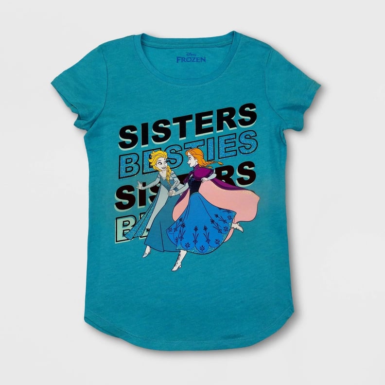 Girls' Frozen Sisters Besties Short Sleeve T-Shirt