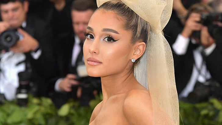 NEW YORK, NY - MAY 07:  Ariana Grande attends the Heavenly Bodies: Fashion & The Catholic Imagination Costume Institute Gala at The Metropolitan Museum of Art on May 7, 2018 in New York City.  (Photo by Neilson Barnard/Getty Images)