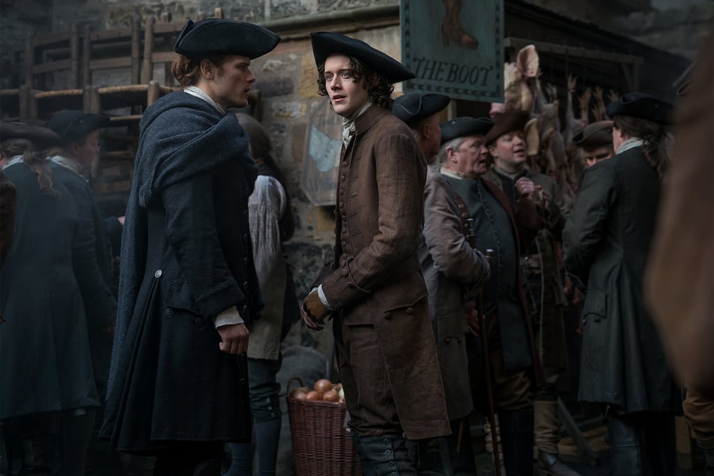 Jamie and Claire's Reunion on Outlander Photos