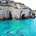 Blue Caves in Greece