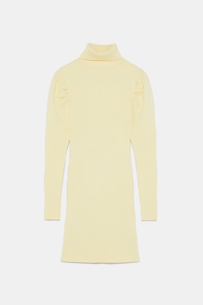 Zara Balloon Sleeve Knit Dress