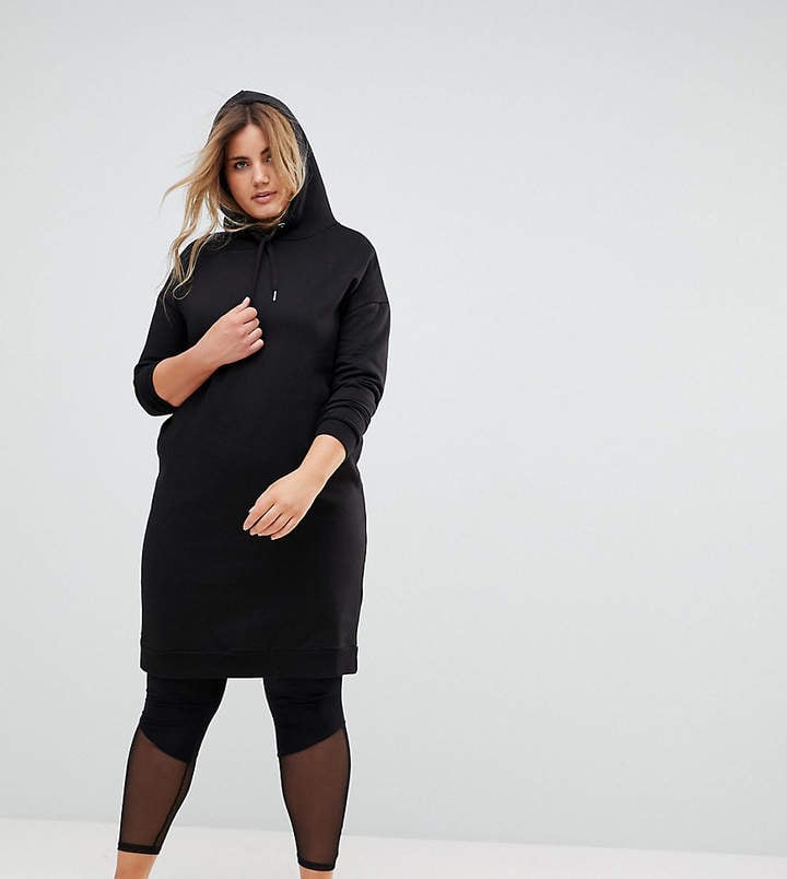 New Look Curve Hooded Sweat Dress