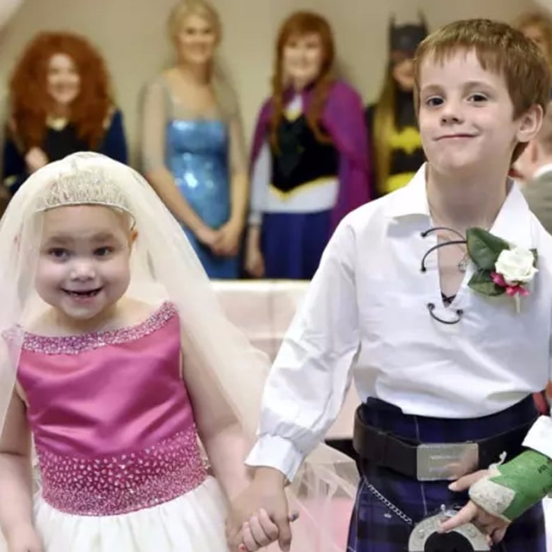 When a little girl with terminal cancer got to marry her best friend.