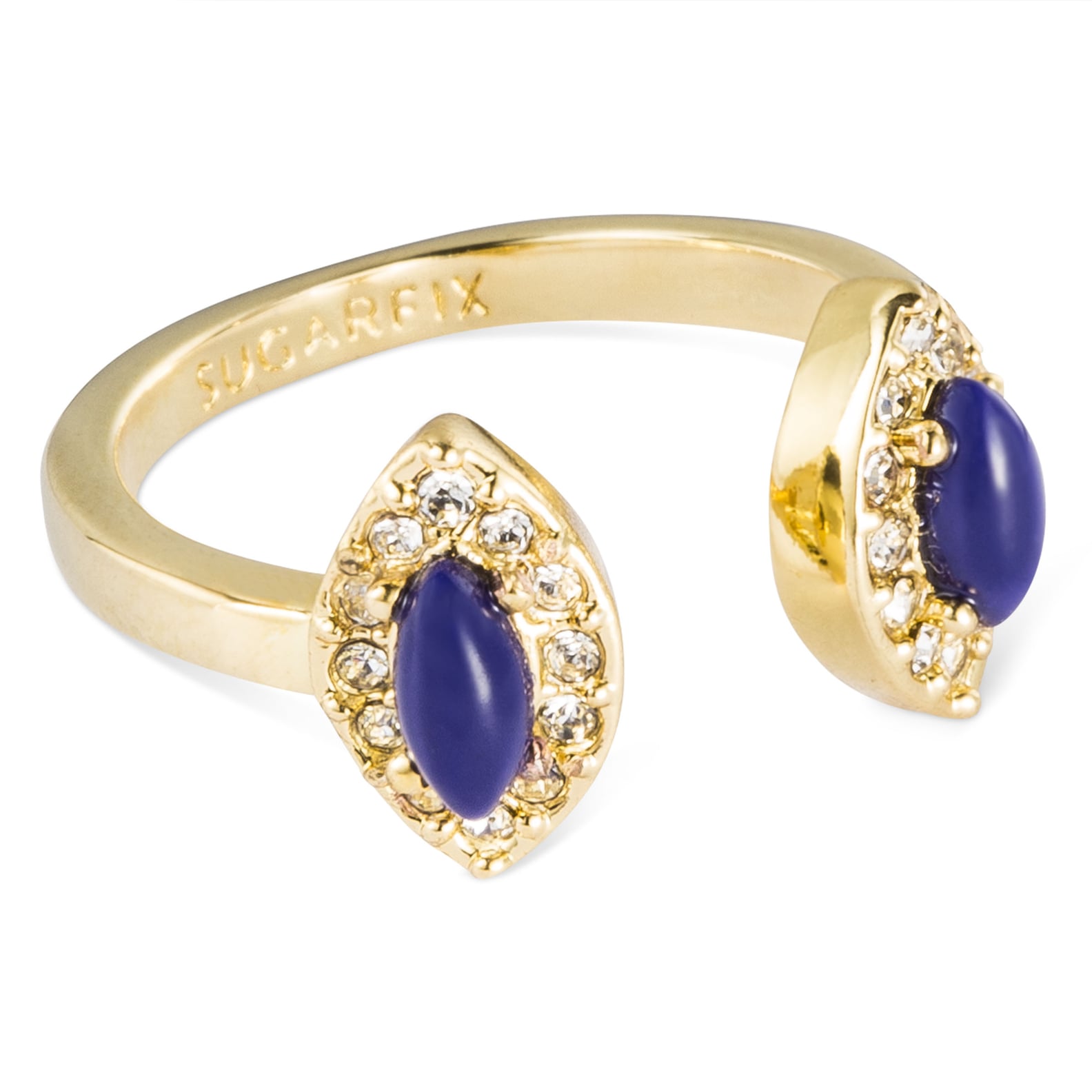 Anello Sugarfix By BaubleBar, Maglia Catena, Tono Oro, Misura 7, Nuovo Con Etichette - Foto 2