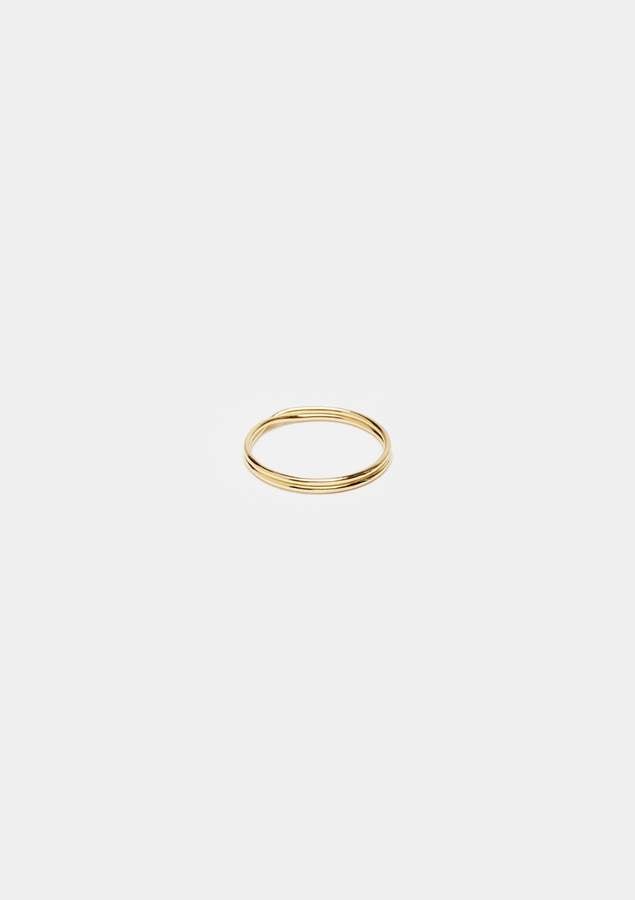 Shihara Double Ring Yellow Gold