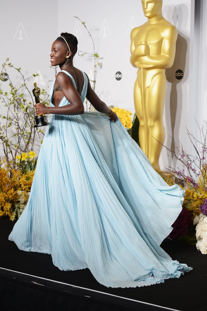 Lupita Nyong'o Dress Spins on the Red Carpet