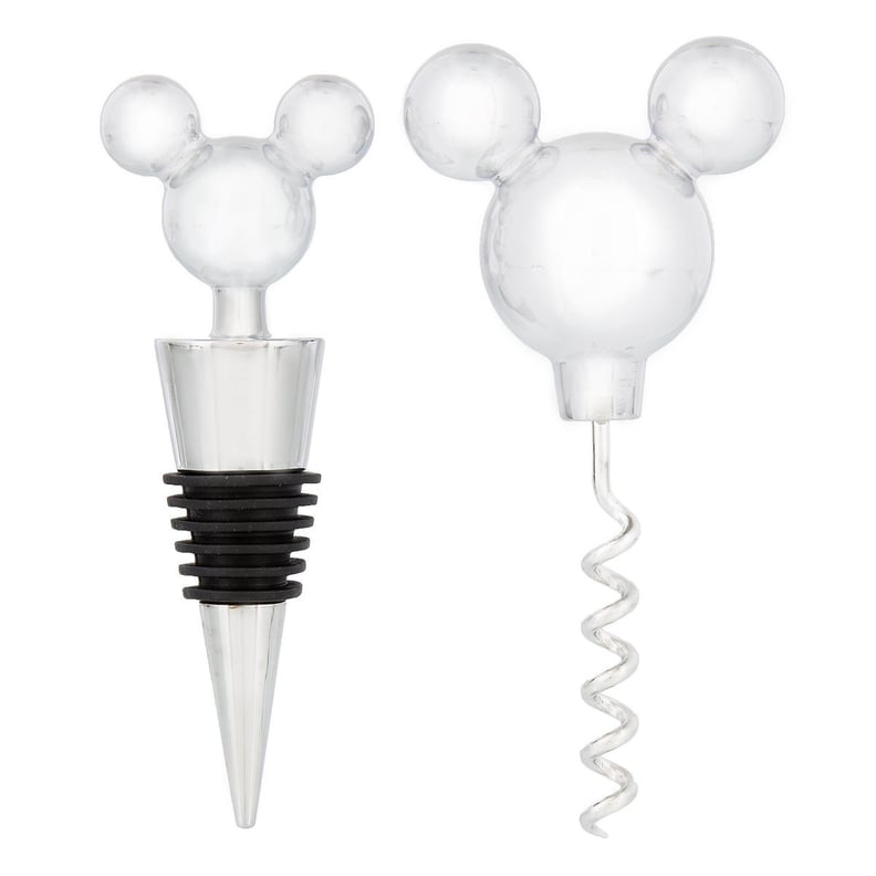 Mickey Mouse Icon Bottle Stopper and Corkscrew