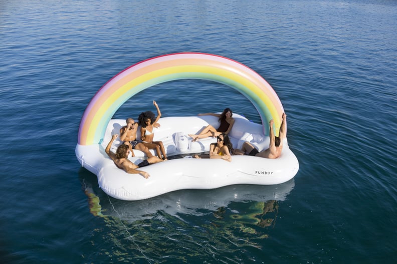 Buy the Funboy Rainbow Cloud Island Float Here
