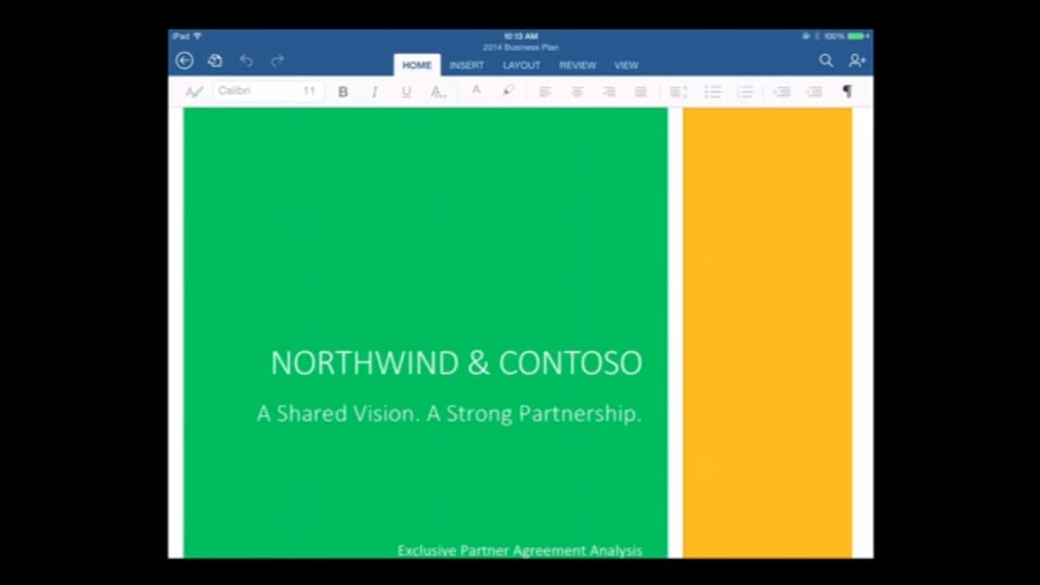 Word, Office For iPad