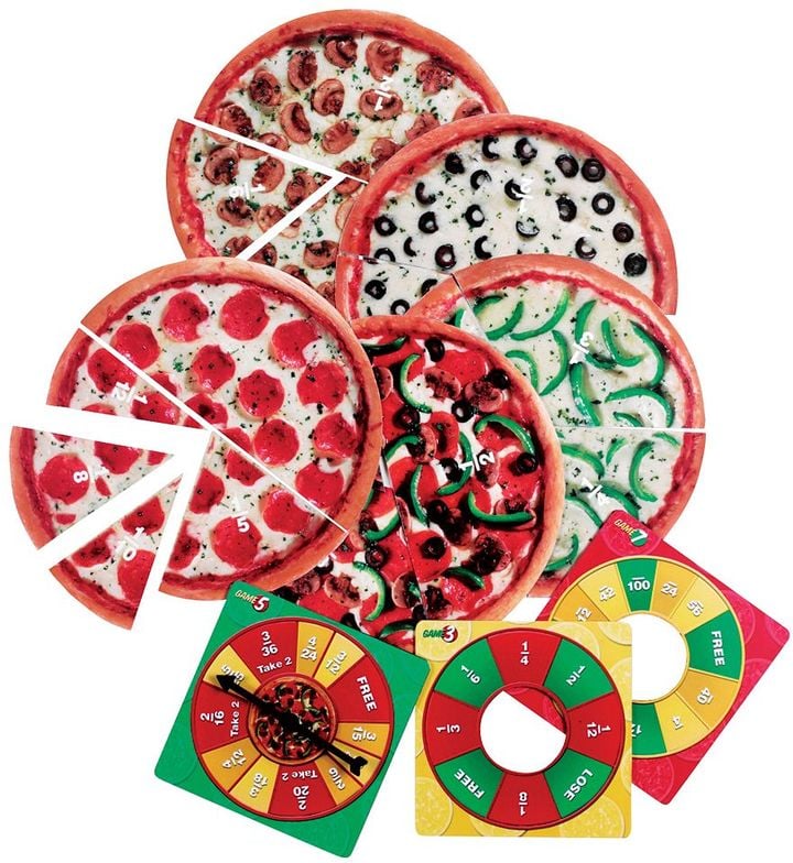 Learning Resources Pizza Fraction Fun Jr. Game