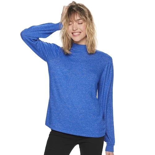 POPSUGAR Cosy Mockneck Top