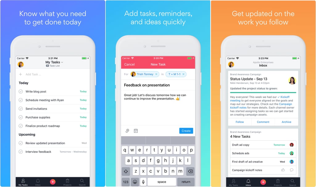 Asana Best Organization Apps 2019 POPSUGAR Tech Photo 8