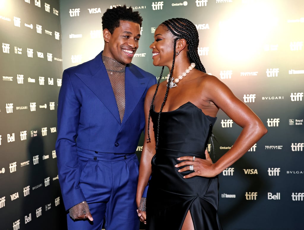 Jeremy Pope and Gabrielle Union at the 2022 Toronto International Film Festival