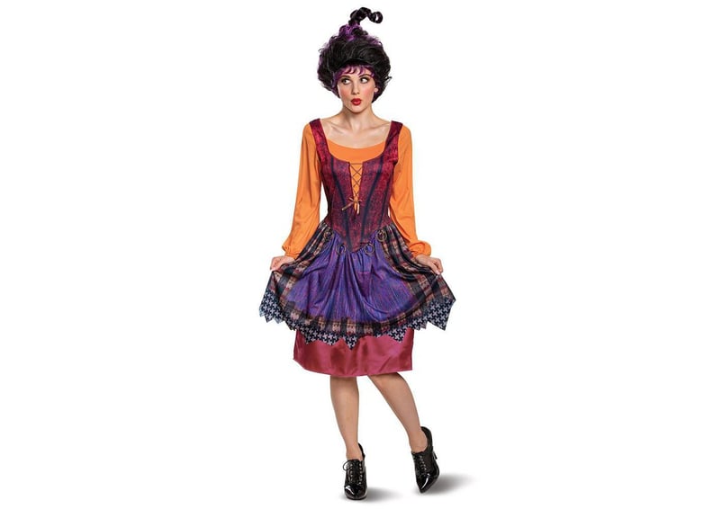 Adult Disney Hocus Pocus Mary Sanderson Halloween Costume Dress