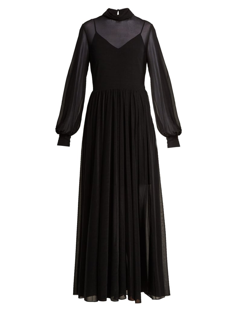 Diane Von Furstenberg High Neck Maxi Dress
