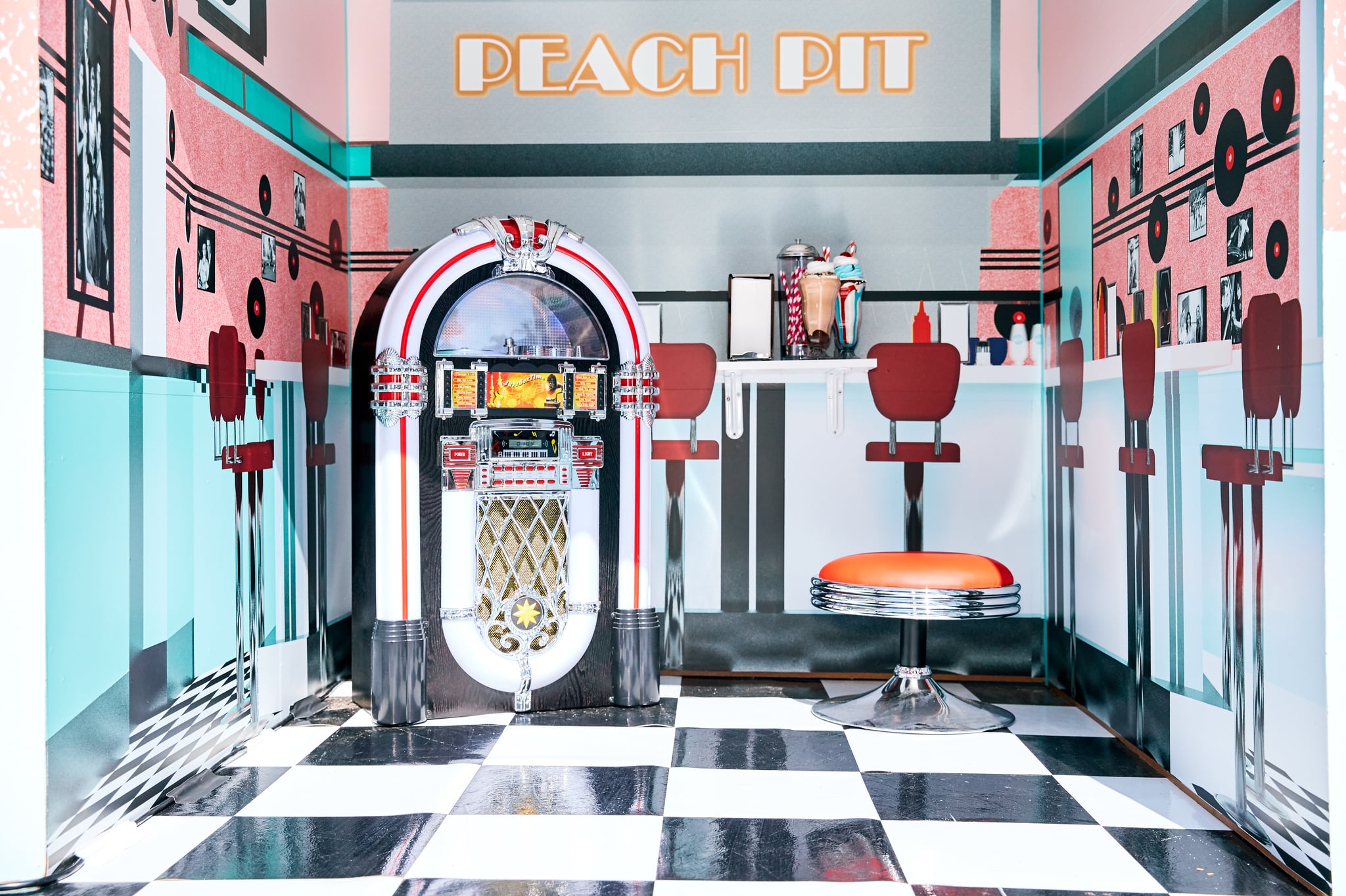 Bh Peach Pit Pop Up In Los Angeles Popsugar Entertainment