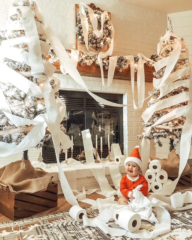 Baby Dressed as Elf on the Shelf 2018